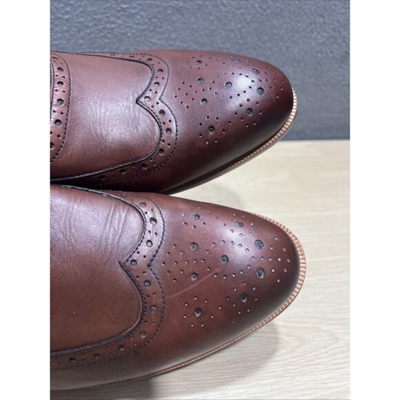 Blake McKay Leather Wingtip Oxford Brown Dress Shoes Mens Size 13 main image 7
